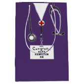 Gepersonaliseerd zurig Afstuderen Middelgrote Gift Medium Cadeauzakje (Voorkant)