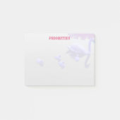 Gepersonaliseerd zwanenmeer post-it® notes (Voorkant)