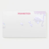 Gepersonaliseerd zwanenmeer post-it® notes (Voorkant)