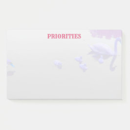 Gepersonaliseerd zwanenmeer post-it® notes