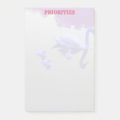 Gepersonaliseerd zwanenmeer post-it® notes (Voorkant)