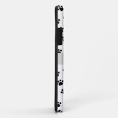 Gepersonaliseerd zwart afdrukpatroon Case-Mate iPhone case (Achterkant/rechts)