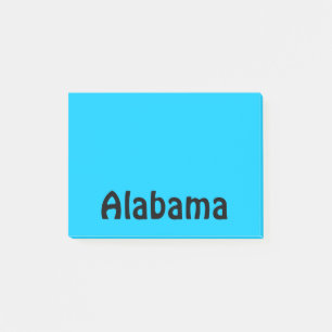 Gepersonaliseerd zwart en Aqua Post-it® Notes