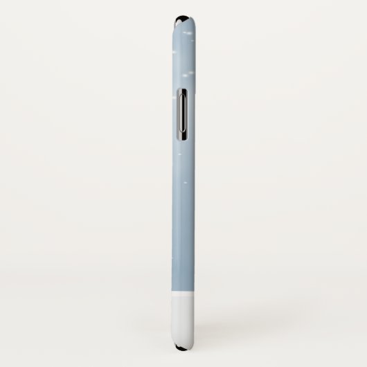 Gepersonaliseerd zwart en rood buffel speldenfeest Case-Mate iPhone case (Achterkant / rechts)