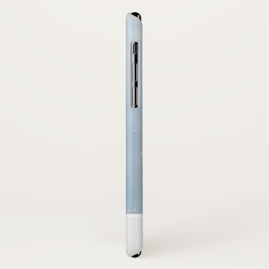 Gepersonaliseerd zwart en rood buffel speldenfeest Case-Mate iPhone case (Achterkant/links)