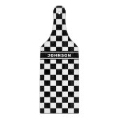 Gepersonaliseerd zwart gecontroleerd snijplank (Voorkant)