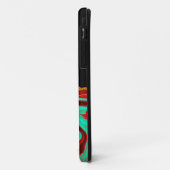 Gepersonaliseerd zwart, goud, Bourgogne, marmerkun Case-Mate iPhone Case (Achterkant/links)