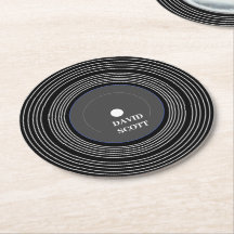 Gepersonaliseerd zwart Lp vinyl
