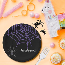 Gepersonaliseerd Zwart Papier Bord met Faux Sequin