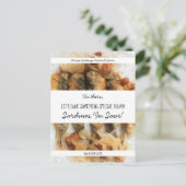 Gepersonaliseerd Zwart Script Wit Modern Recept Briefkaart (Staand voorkant)