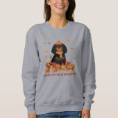 Gepersonaliseerd zwart & Tan Cavalier Spaniel    Trui (Voorkant)