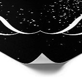 Gepersonaliseerd zwart Welkom bij de Keukensignale Poster (Hoek)