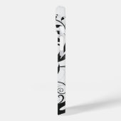 Gepersonaliseerd zwart-wit Case-Mate iPhone case (Achterkant / Links)