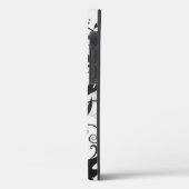 Gepersonaliseerd zwart-wit Case-Mate iPhone case (Achterkant / Links)