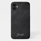 Gepersonaliseerd zwart-witbord Case-Mate iPhone case (Achterkant)