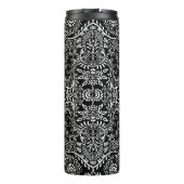 Gepersonaliseerd zwart-witpatroon thermosbeker (Achterkant)