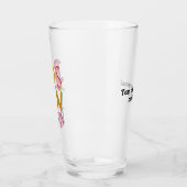 Gepersonaliseerd zwarte Bostin Pap Land Glas (Links)