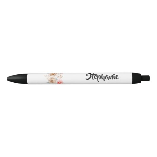 Gepersonaliseerd Zwarte Inkt Pen (Voorkant)
