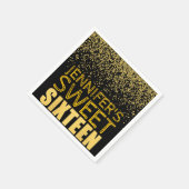 Gepersonaliseerd zweet zestien-partijenpapier serv servet (Hoek)