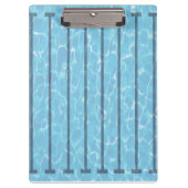 Gepersonaliseerd zwembad met zwemcoach klembord (Voorkant)