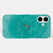 Gepersonaliseerd zwemmen in de blauwe oceaan Case-Mate iPhone case (Achterkant (horizontaal))