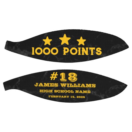 Gepersonaliseerde 1000 punten marmeren cadeau voor basketbal (Panelen)