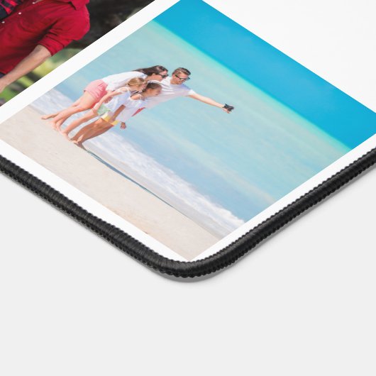 Gepersonaliseerde 10-foto Collage Desk Mat (Hoek)