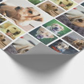 Gepersonaliseerde 10 Fotocollage Cadeaupapier (Hoek)