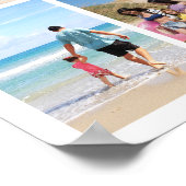 Gepersonaliseerde 10 fotocollage poster (Hoek)