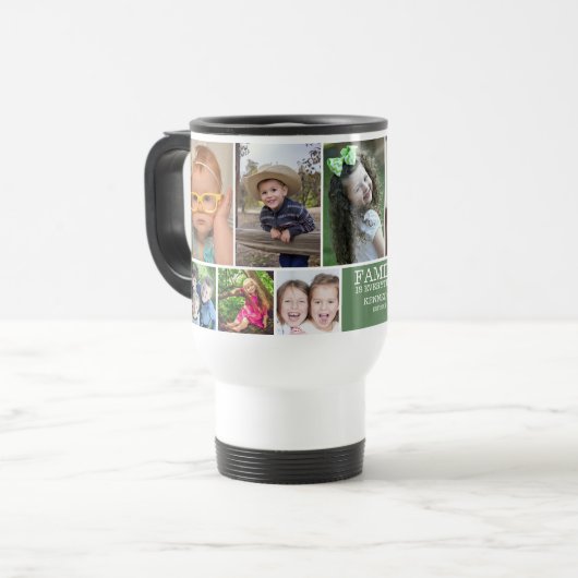 Gepersonaliseerde 10 Naam van de Familienaam van h Reisbeker (Voorkant links)