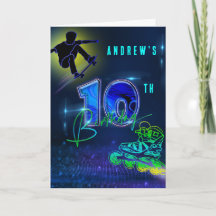 Gepersonaliseerde 10e verjaardag jongen