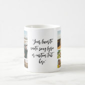 Gepersonaliseerde 11 Fotocollage Aangepaste offert Koffiemok (Center)