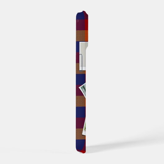 Gepersonaliseerde 11 Fotocollage Slim iPhone 15 Case (Rechterkant)