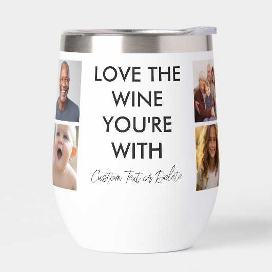 Gepersonaliseerde 12 fotocollage, grappige liefde  (Links)