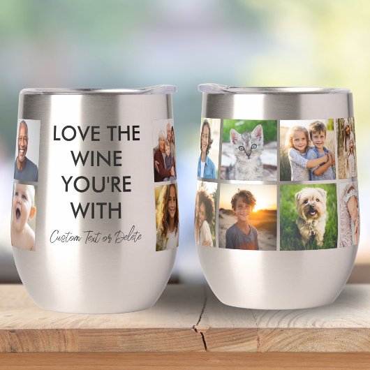 Gepersonaliseerde 12 fotocollage, grappige liefde 