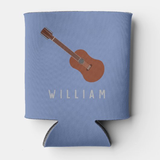 Gepersonaliseerde 12-snarige gitaar Koelbox Blikjeskoeler (Voorkant)