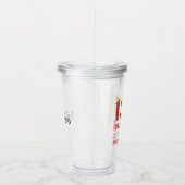 Gepersonaliseerde 13.1 Marathon Loopafstand Groen Acryl Drinkbeker (Rechts)