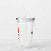 Gepersonaliseerde 13.1 Marathon Loopafstand Groen Acryl Drinkbeker (Links)