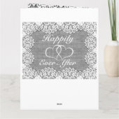 Gepersonaliseerde 13e Jubileum Kaart voor vrouw (Achterkant)