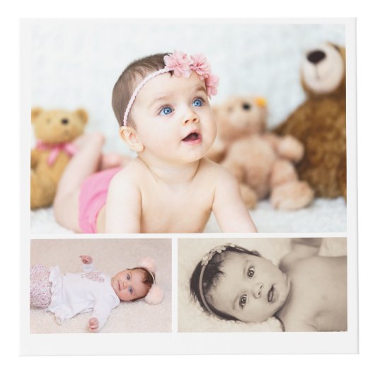 Gepersonaliseerde 15 foto template kubus (Rechts)