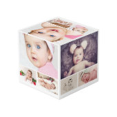 Gepersonaliseerde 15 foto template kubus (Achter hoekig)