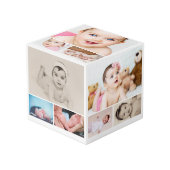 Gepersonaliseerde 15 foto template kubus (Voorkant hoekig)