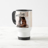 Gepersonaliseerde 15 ounce koffie mok boots land (Voorkant links)