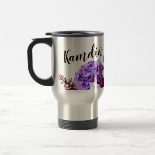 Gepersonaliseerde 15 ounce koffie mok Lavendel Hib