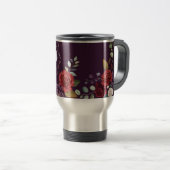 Gepersonaliseerde 15 ounce koffie mok Plum Paarse (Voorkant rechts)