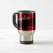 Gepersonaliseerde 15 ounce koffie mok Red Buffalo  (Voorkant links)