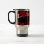 Gepersonaliseerde 15 ounce koffie mok Red Buffalo  (Links)