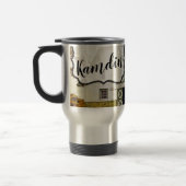 Gepersonaliseerde 15 ounce koffie mok Sunset Barn (Links)