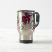 Gepersonaliseerde 15 ounce koffie mok Tropische bl (Voorkant rechts)