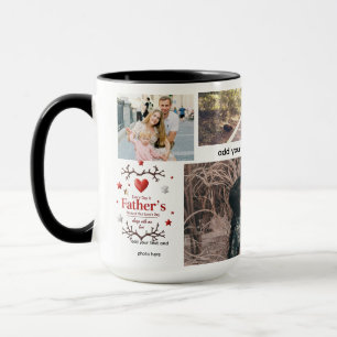 Gepersonaliseerde 15 oz Combo Mok voor papa